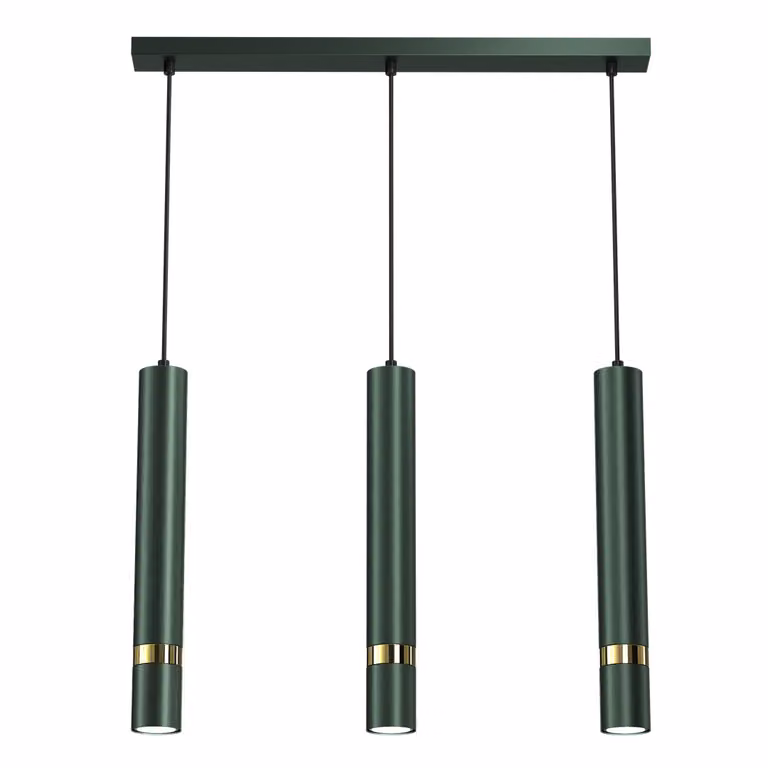 Lampadario a sospensione Milagro JOKER MLP7721 verde / oro