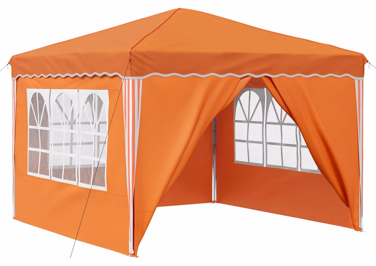 Tenda per feste a pop-up 288 x 288 x 245 cm Arancione