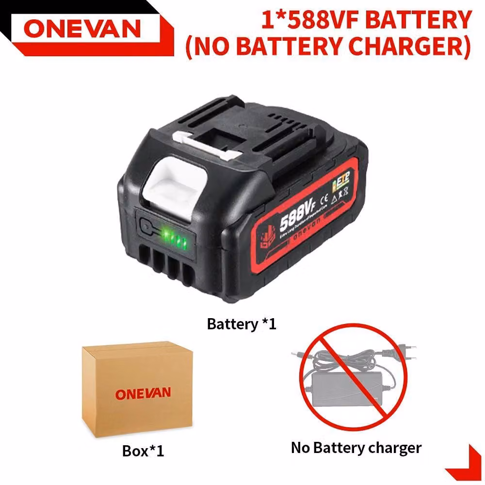 Batteria per utensili elettrici - 588VF 18 V Li-Ion - 22900 mAh - 1 pezzo - Ricaricabile - Senza caricabatterie - Blu
