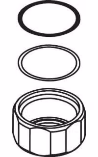 Hansgrohe dado di raccordo Axor combinazione doccia cromo