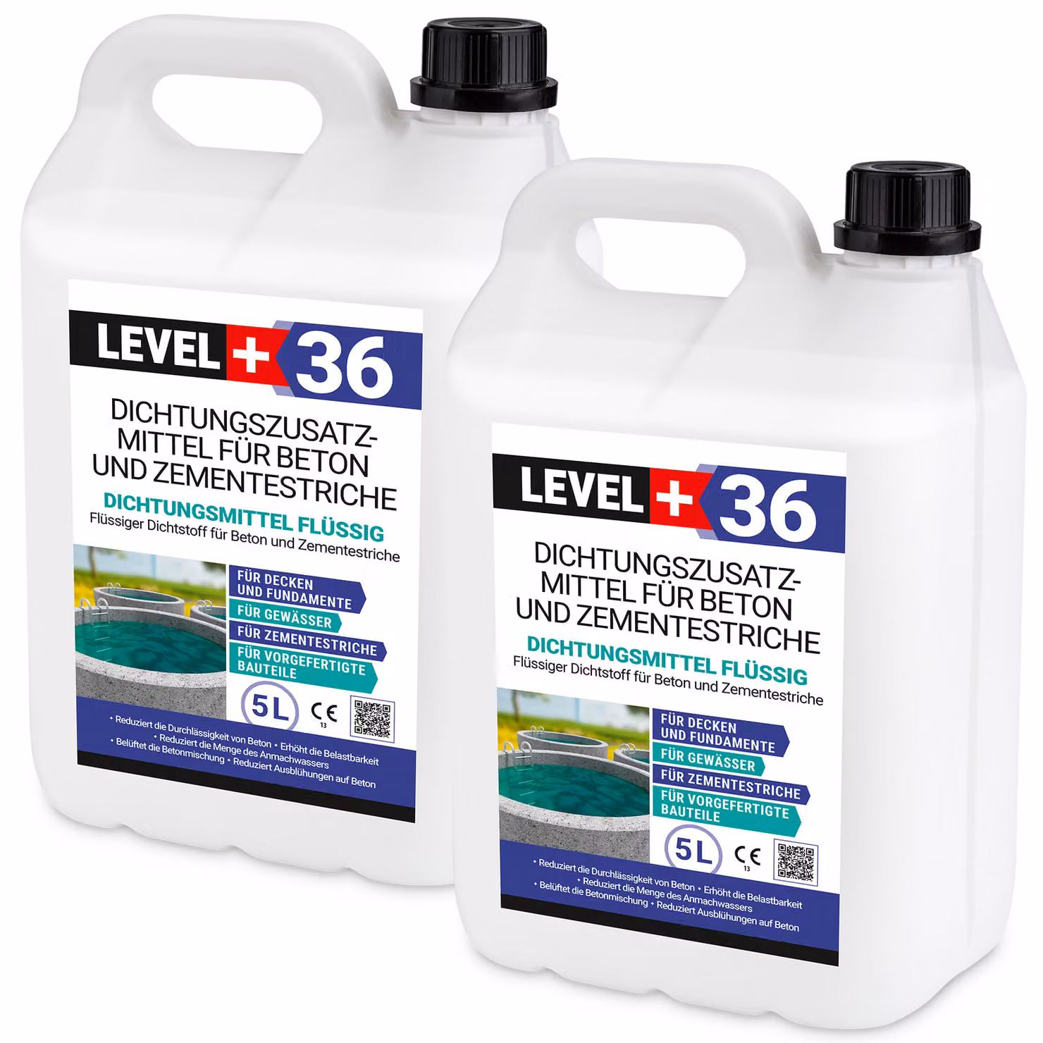 Plastificante impermeabilizzante per massetti e cazzuole 10L Livello+36