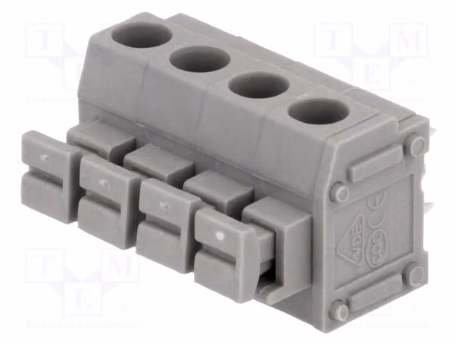 5 listelli di fissaggio per percorsi a 90°, con connettore da 5 mm, 8A, modello DG235-5.0-04P-11-00A(H)