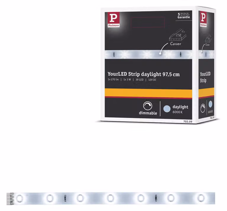 Paulmann YourLED, striscia LED, 97 cm, luce bianca diurna