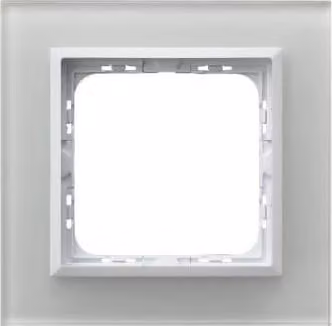 Vetro Bianco Sonata, Spessore 4 Mm, Cornice Bianca A 1 Croce