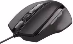 Mouse cablato Trust VOCA Comfort nero con connessione USB-A