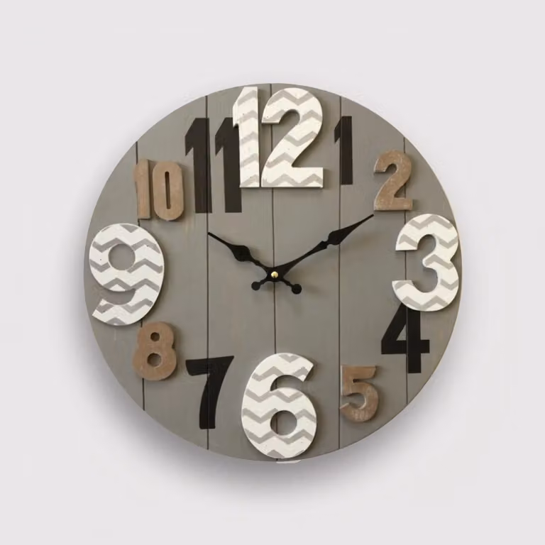 Sterzilia - Orologio con numeri grandi dal design moderno