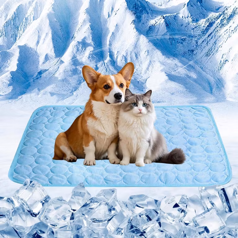 Tappetino refrigerante per cani, dimensioni 100x75 cm, auto-raffreddante, lavabile, resistente all'usura