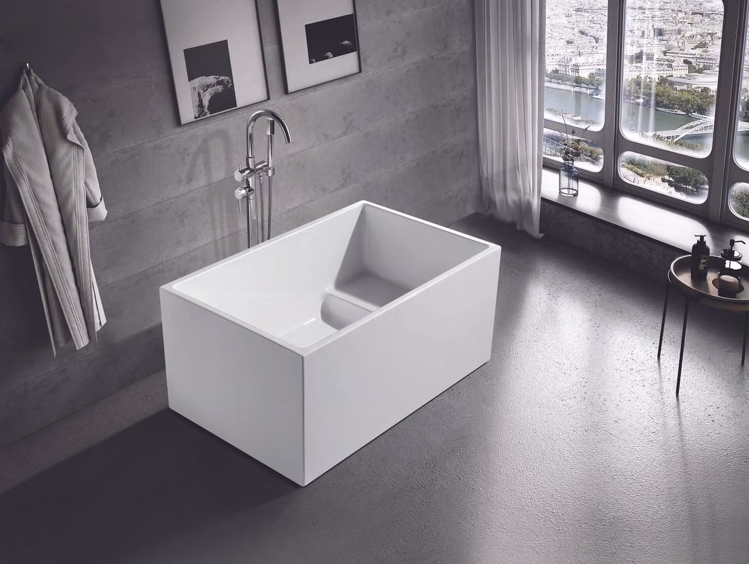 Kleine Badewann 110x75 Wann Bad Acryl Badewanne Wanne Weiß Badewannen