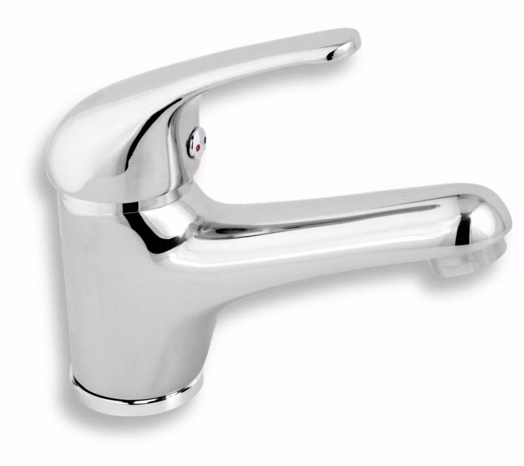 Miscelatore per lavabo senza piletta Titania Iris cromato