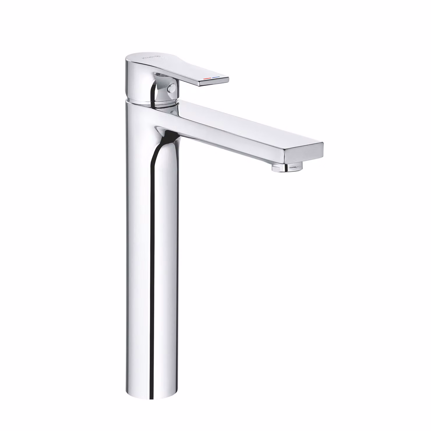 KLUDI ZENTA SL Mitigeur monocommandé pour lavabo, hauteur d'écoulement 240mm, 3.8 l/min, sans garniture d'écoulement, chrome, 482560565WR5, 482560565WR5