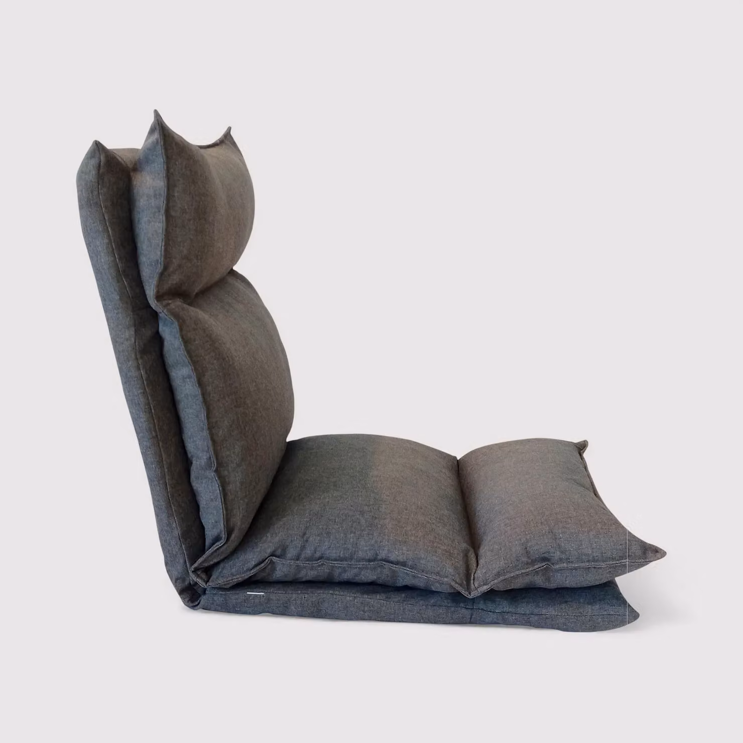 Cineraria - Poltrona futon grigio chiaro pieghevole