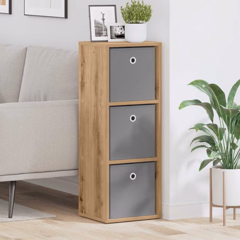 Credenza minimalista vidaXL in rovere marrone L: 30,5 cm, P: 27 cm, H: 84,5 cm