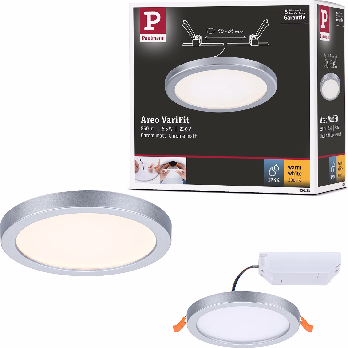 Pannello da incasso LED Paulmann VariFit Areo