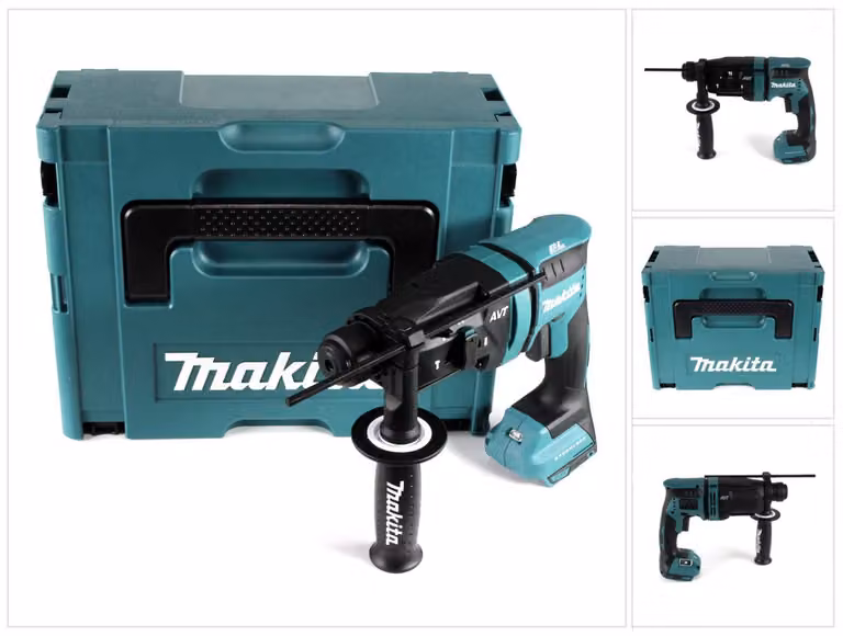 Makita DHR 182 ZJ Trapano a percussione a batteria 18 V 1,7 J SDS plus Brushless + Makpac - senza batteria, senza caricabatteria