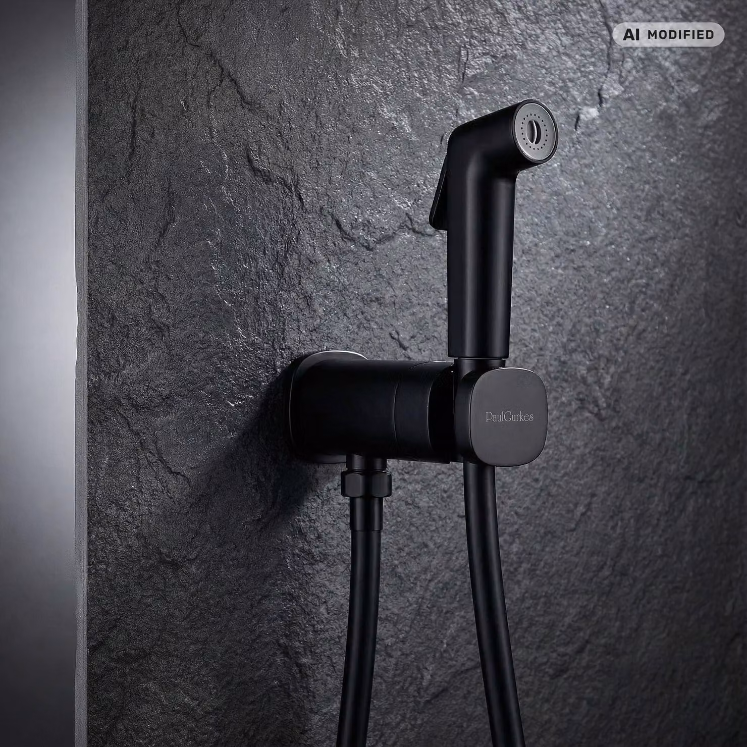 PaulGurkes bidet a incasso nero opaco doccia a spruzzo
