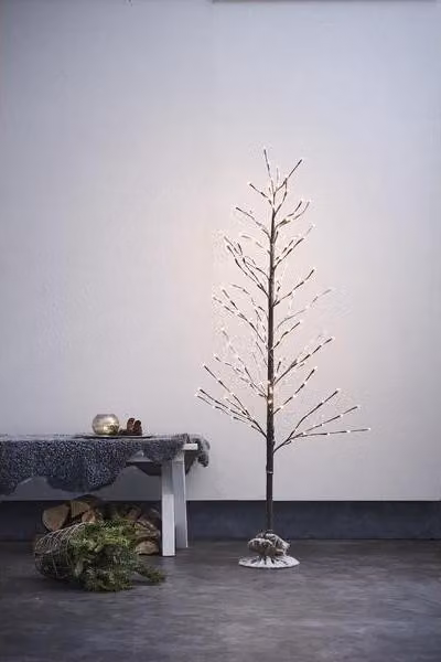 Albero LED "Tobby Tree" di Star Trading, marrone, 150 cm