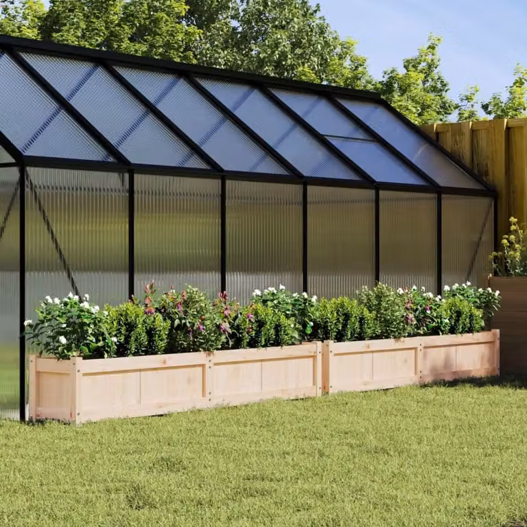 vidaXL Fioriere da Giardino 2 pz in Legno Massello di Pino