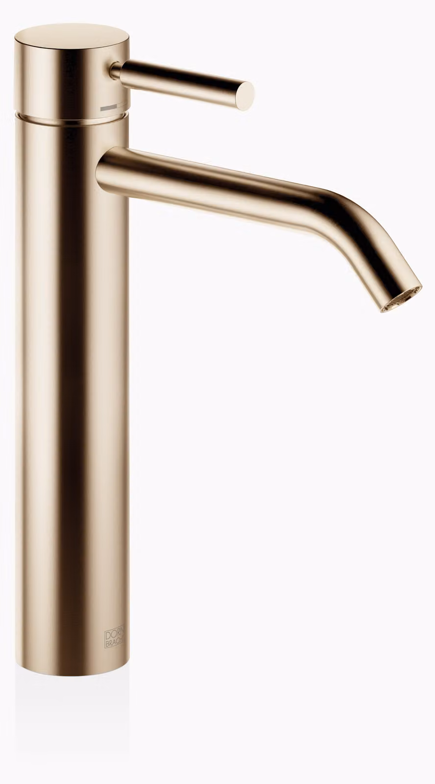 Dornbracht META Mitigeur monocommandé pour lavabos avec pied surélevé, sans garniture d'écoulement, saillie 165mm, 33539660-27, 33539660-27