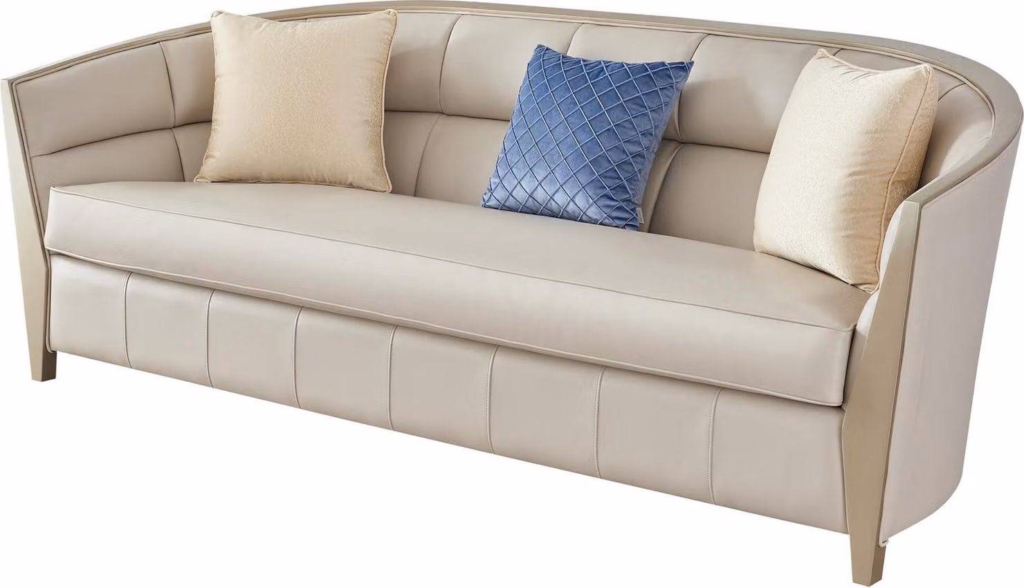 Sofagarnitur 411 Sitzer Wohnzimmer Kunstleder Polstermöbel Luxus Sofa Sessel