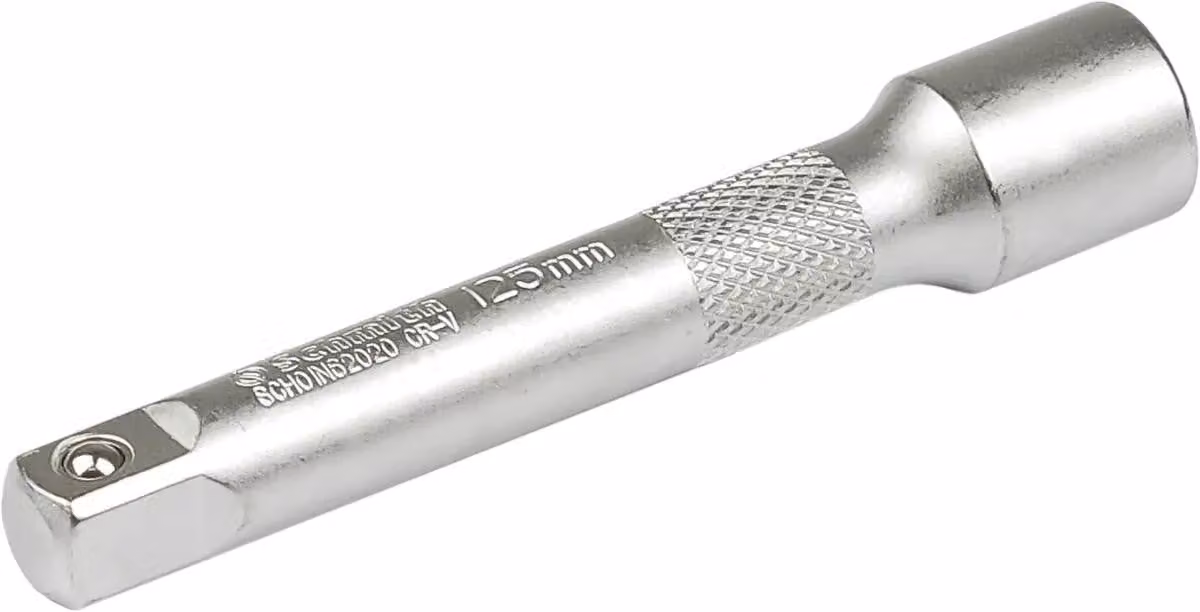 Prolunga per chiave a bussola Schmith, 1/2", 125mm, serie PRO, acciaio CrV, per chiavi a bussola, bussole, utensili e accessori per officina. Adattatore per inserti per chiavi a bussola