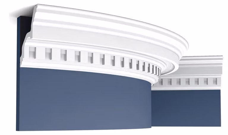 Orac Decor C211F Luxxus Modanatura flessibile per angoli Modanatura per stucchi Modanatura decorativa per profili Decorazione per stucchi Modanatura per soffitti e pareti | 2 metri
