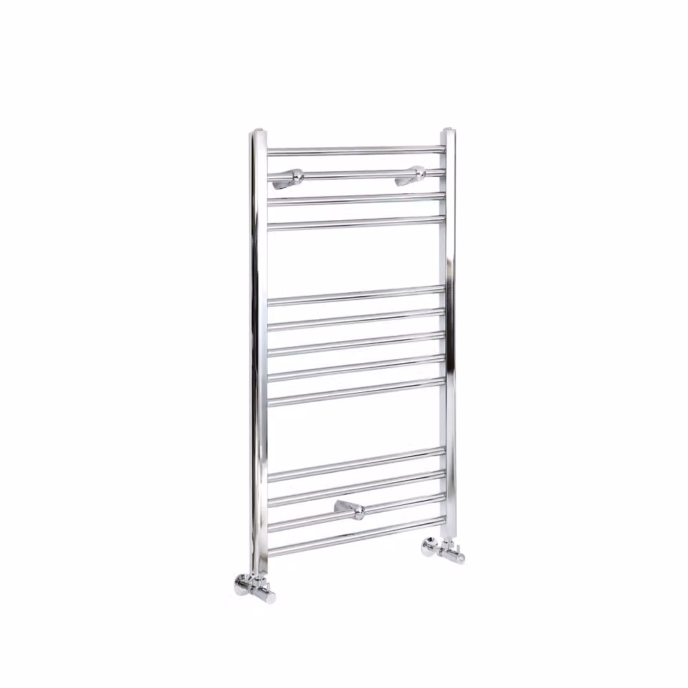 Scaldasalviette di Design Cromato - Termoarredo Bagno Piatto - 260W - Kent