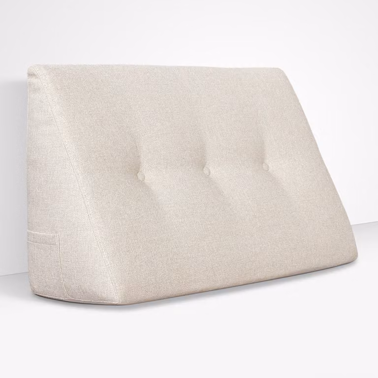 Cuscino da Lettura a Cuneo Chill Pillow 45 cm x 26 cm Crema