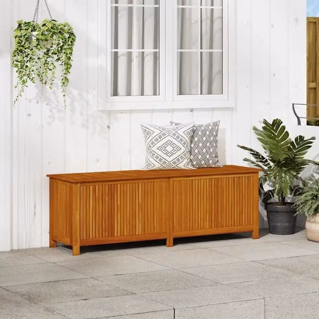 Contenitore da Giardino 175x50x58cm in Legno Massello di Acacia 316499