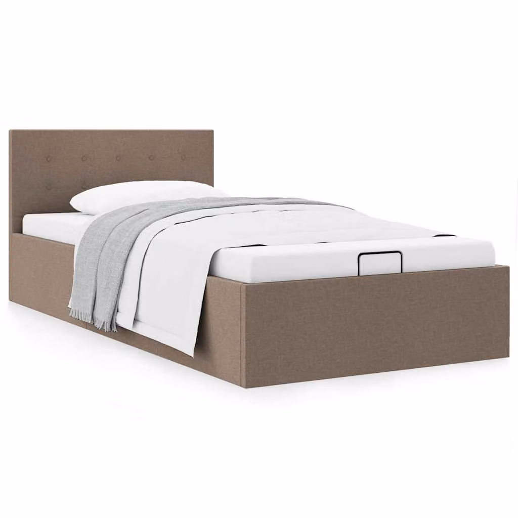 vidaXL Giroletto Idraulico con Contenitore in Tessuto Grigio L/P/H: 100 x 200 cm