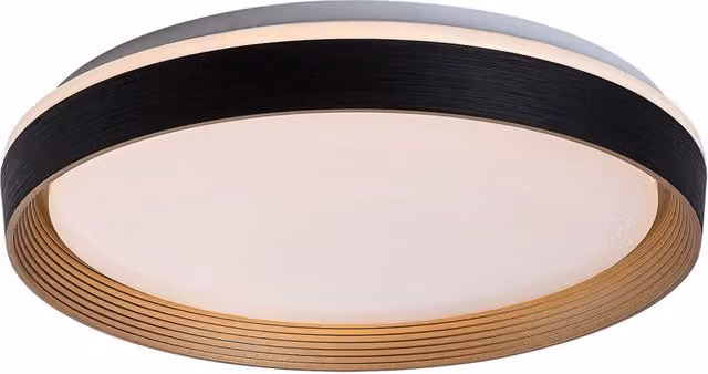 Plafoniera LED Rabalux Ladan Ø50 bronzo con dimmer e telecomando