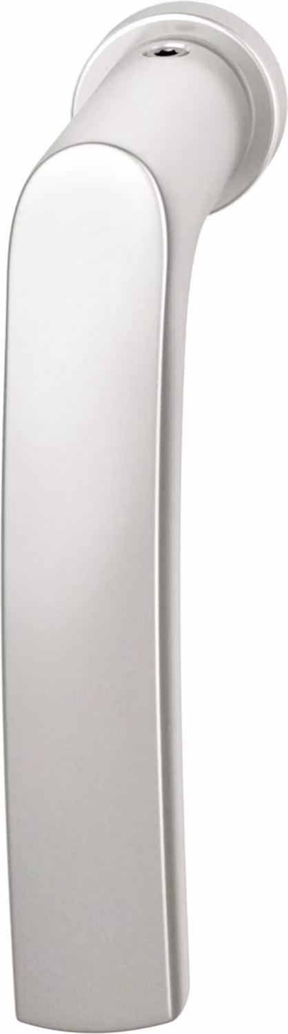 Maniglia a pressione FSB 34 1015 minimalista, in alluminio anodizzato argento