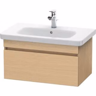 Mobiletto lavabo Duravit DuraStyle 73x44,8 cm, bianco uovo, 1 estraibile, sospeso a parete