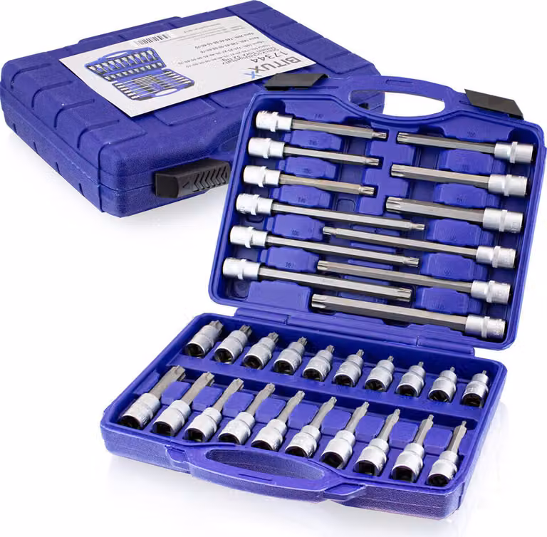 Set di chiavi Torx interne Bituxx, 32 pezzi, blu, MS-17344