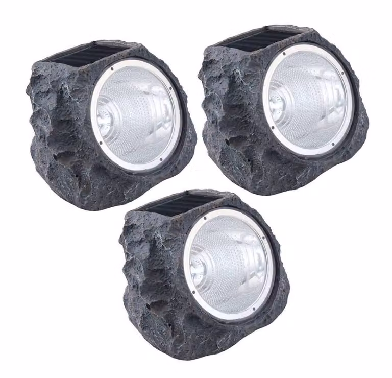 EGLO SOLAR, Illuminazione da esterno interrata, Grigio, Plastica, IP20, Classe III, Grigio