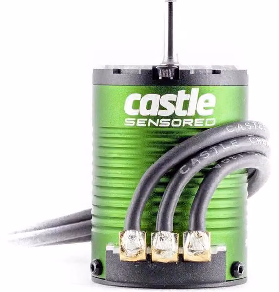 Motore per modellismo Castle 1406, 5700 giri/volt, con sensore