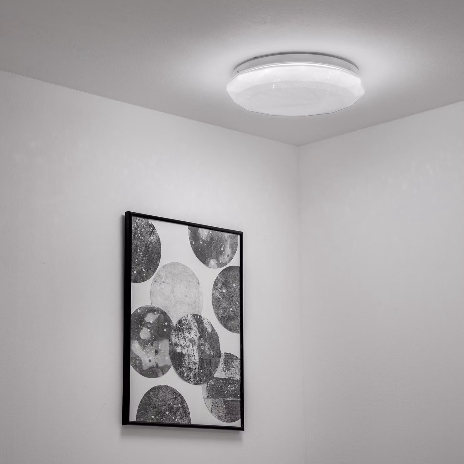 LUMILED LED lampada da soffitto 18W 1620lm plafoniera 4000K bianco neutro Ø33cm bianco tondo piatto moderno per soggiorno camera dei bambini, camera da letto