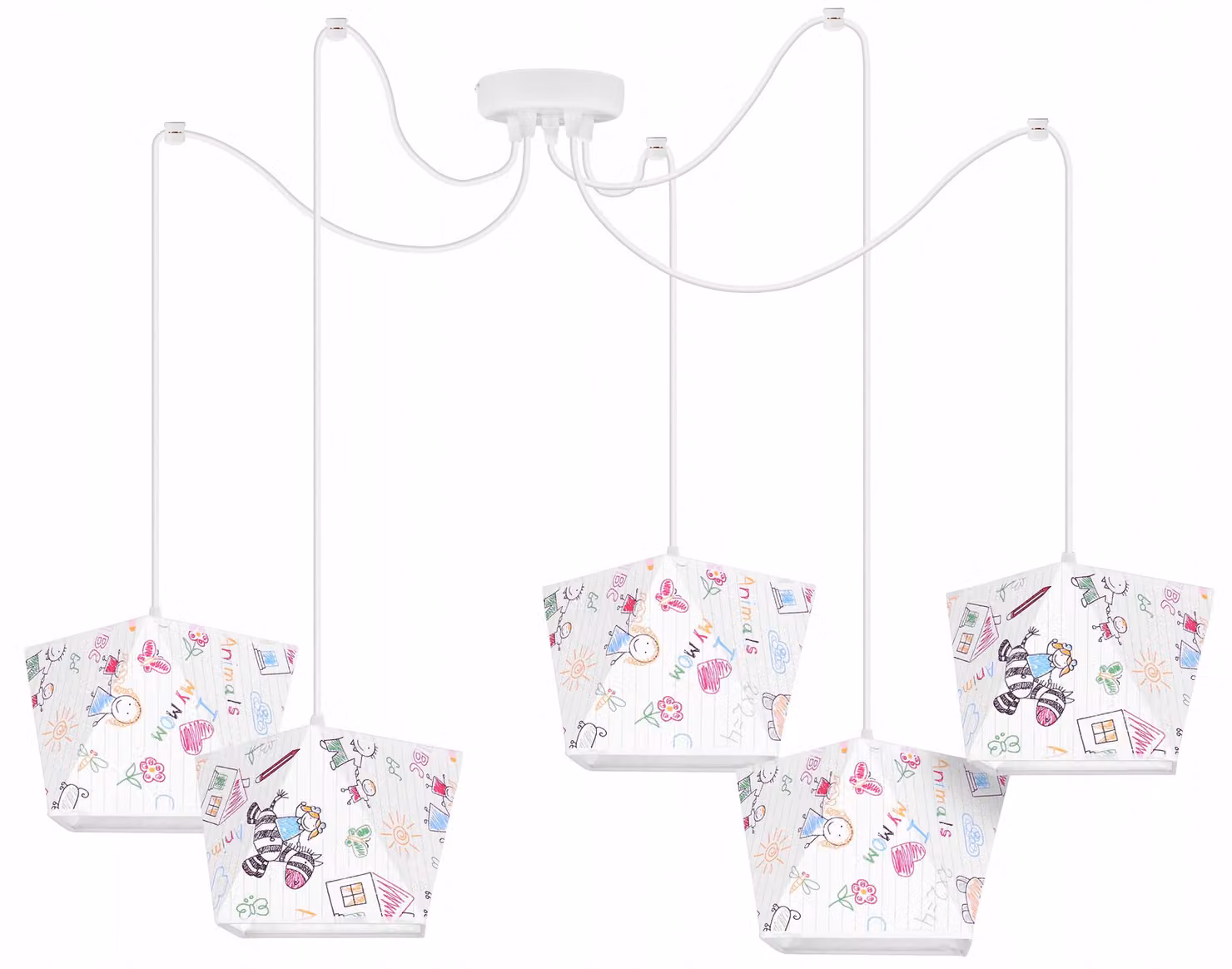 Lampada A Sospensione Loft Lampadario Ragno Paralume