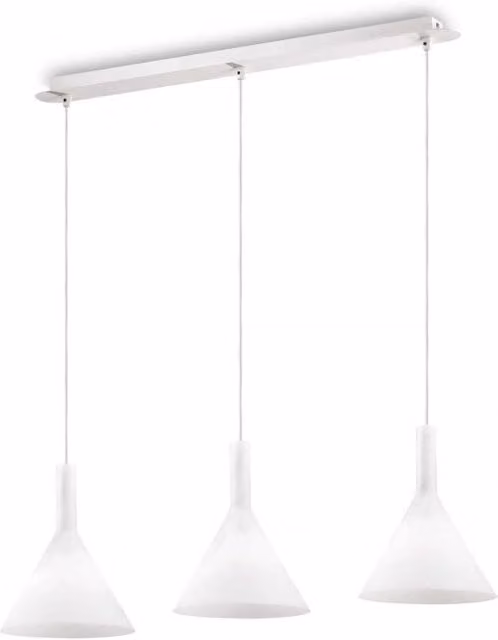 Lampada A Sospensione Cocktail Sp3 Bianco Ideal-Lux