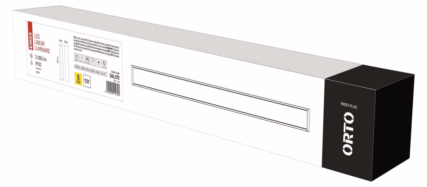EMOS Apparecchio lineare LED bianco 19W ZAL192