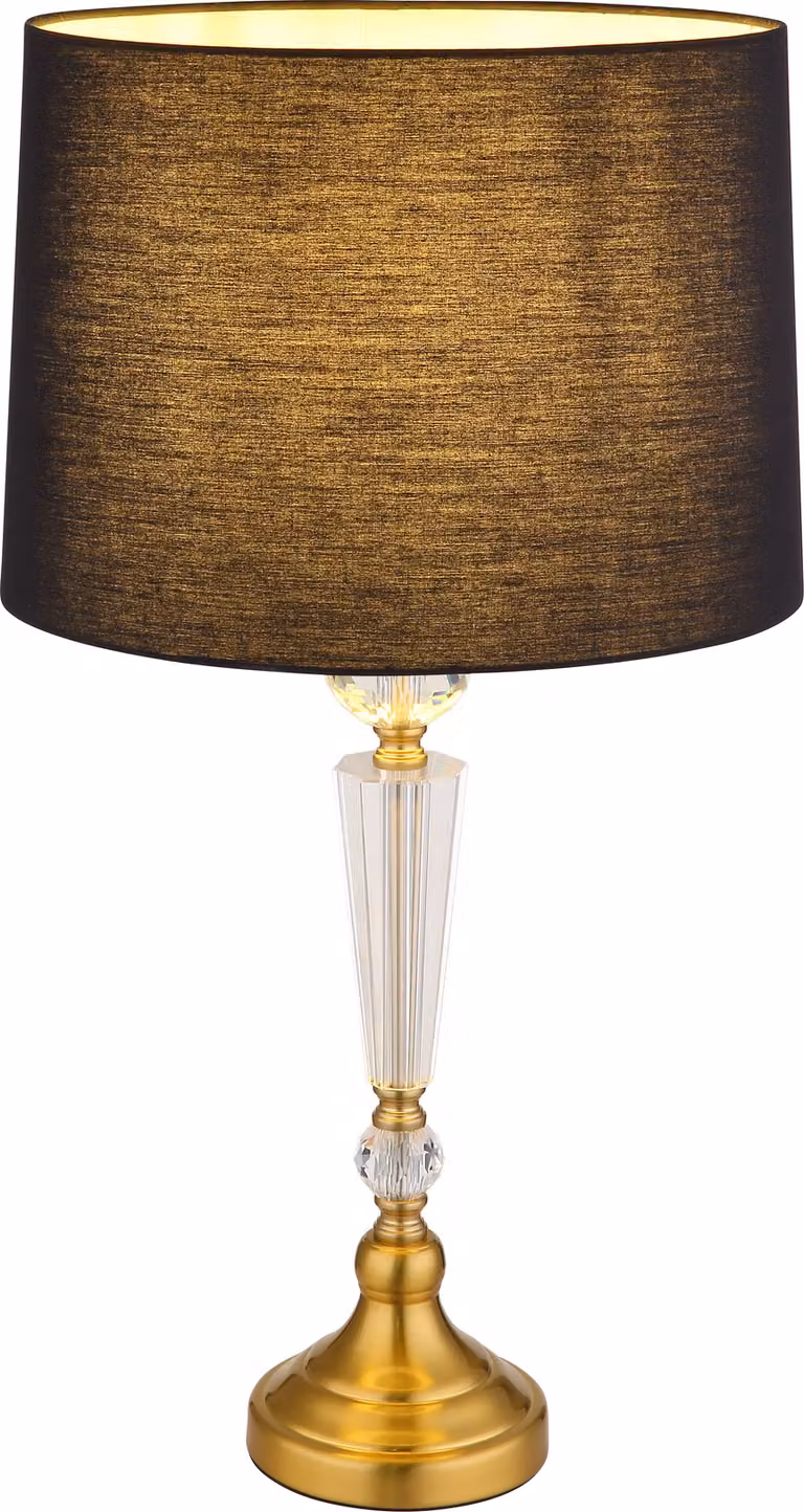 Globo Lighting|Lampada da tavolo in metallo color ottone opaco, 1x E27