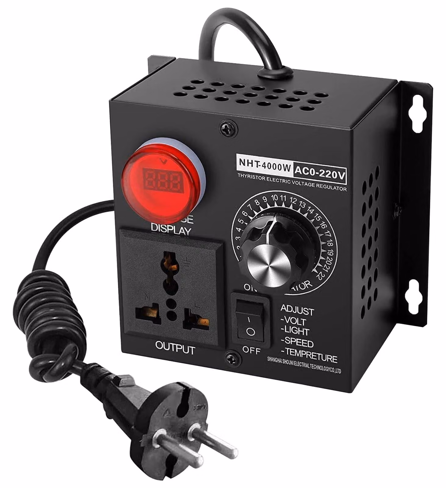 Regolatore di giri, AC 220 V, 9 A, 4000 W