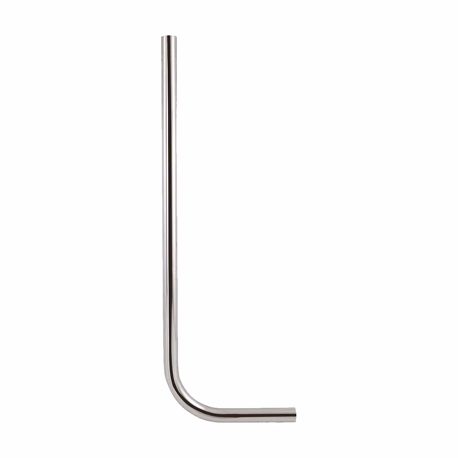 tubo di scarico tecuro Ø 28 mm per valvola di scarico WC - ottone cromato 700 x 200 mm, diritto