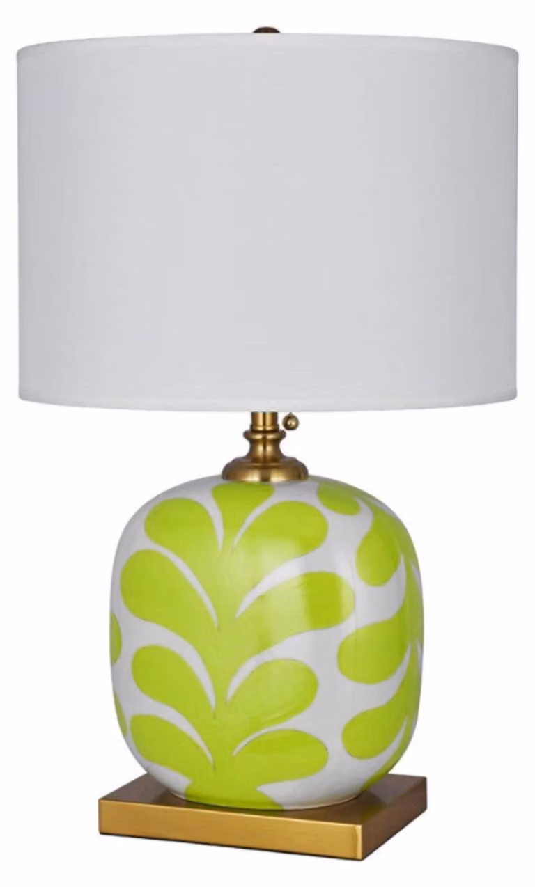 Lampada da tavolo moderna in Vetroceramica, collezione Como Home, altezza 58 cm