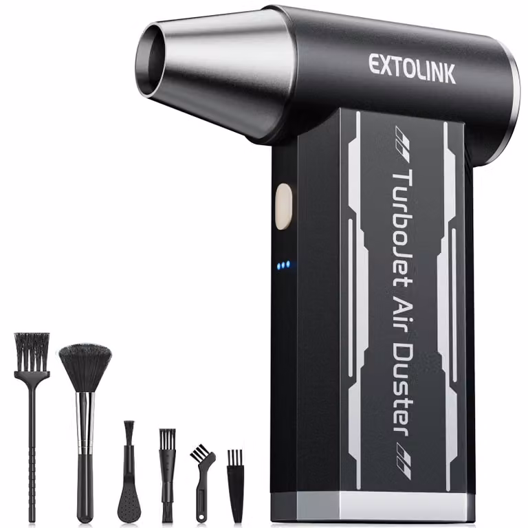 Aspirapolvere elettrico portatile, 180.000 giri/minuto, batteria da 8000 mAh