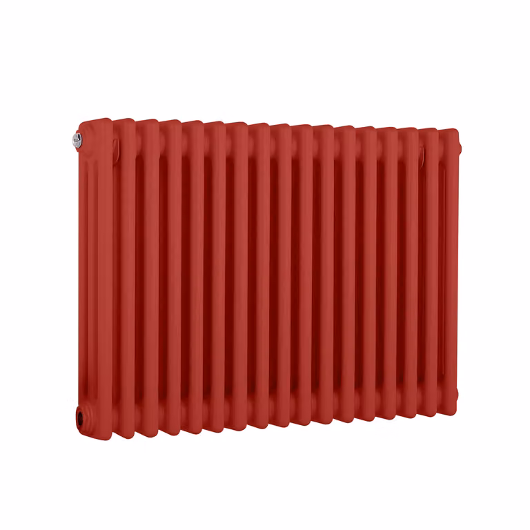 Radiatore Orizzontale a Colonne (3 Colonne) 500mm x 785mm - Rosso (Siamese Rosso) - Regent