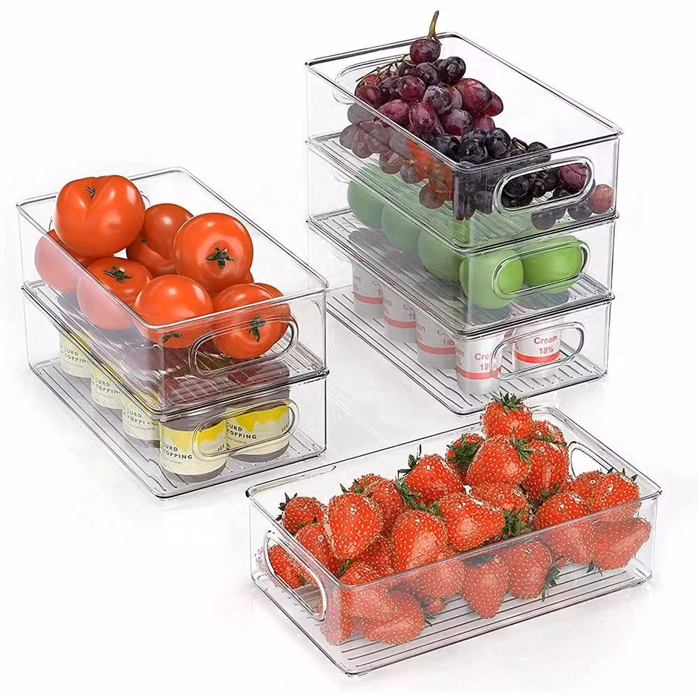 Solidchoice - Set di 6 organizer per frigorifero per un'organizzazione efficiente