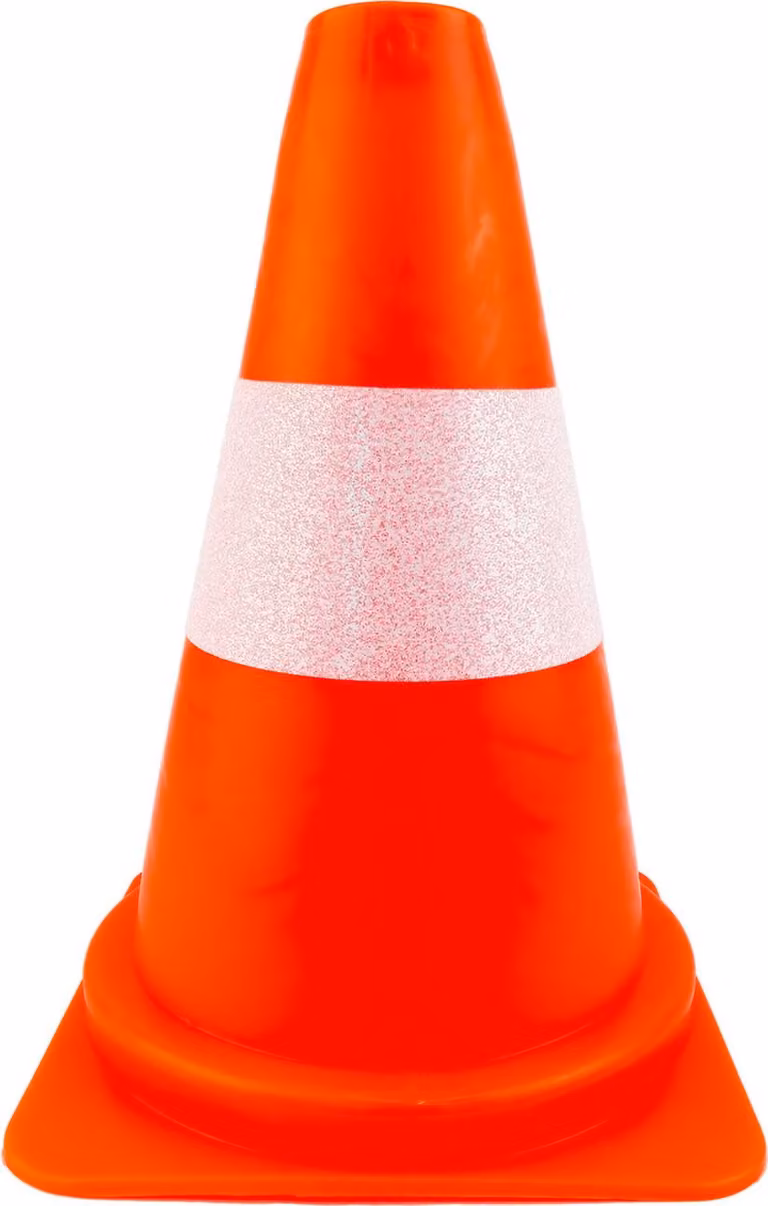 Cono di segnalazione 30cm Cono di segnalazione U-23 morbido Cono di segnalazione riflettente Cono di segnalazione in PVC Cono di segnalazione Doktorvolt
