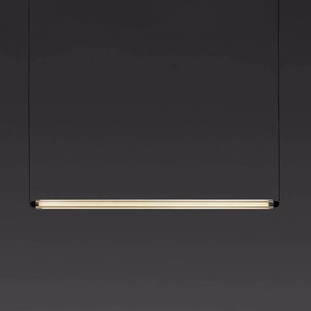 LUMINA 900 1L Sospensione orizzontale nera incasso senza cornice 12W 2700K