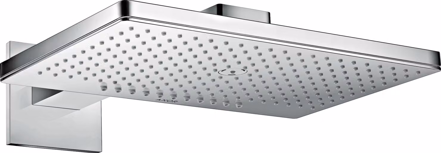 hansgrohe AXOR ShowerSolutions pomme de douche 460/300 2 jets, bras de douche, rosette carrée, 35280000, 35280000