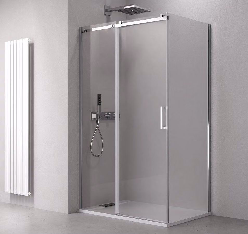 Polysan THRON SQUARE Cabina doccia rettangolare 1600x900 mm, rotelle quadrate